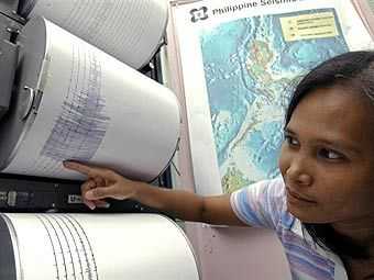 На Филиппинах произошло сильное землетрясение
