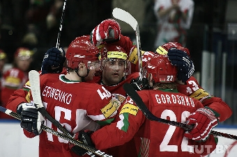 Сборная Беларуси по хоккею выиграла у команды Австрии в первом матче Евровызова в Филлахе