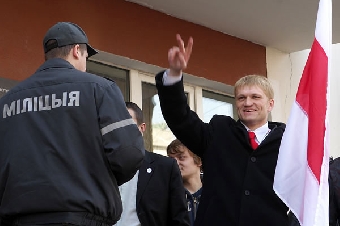 Витебск встретил Коваленко акцией солидарности (Фото)