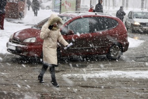 Сильные дожди, ветер и мокрый снег в Беларуси 29 октября