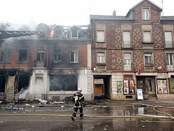 На востоке Франции взорвался жилой дом