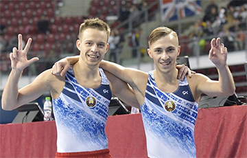 Белорусы завоевали два «серебра» на этапе Кубка мира по прыжкам на батуте