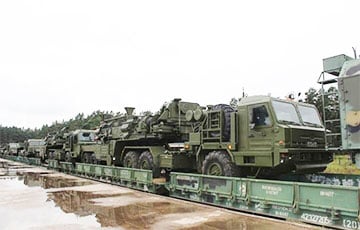 В Гродно прибыли подразделения российских зенитных ракетных войск