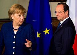 Меркель и Олланд пригрозили России новыми санкциями