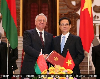 Мясникович поручил ускорить реализацию совместных проектов с Вьетнамом и Мьянмой
