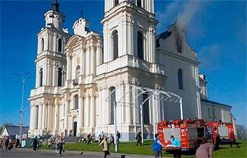 Из-за пожара власти запретили использование Будславского костела
