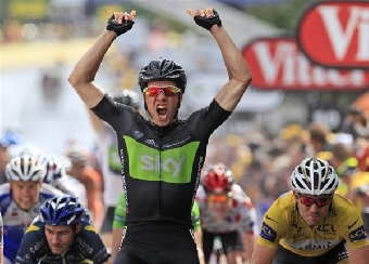 Константин Сивцов занял 26-е место на первом этапе "Тур де Франс"