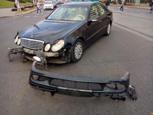 За сутки в Минске произошло три серьезных ДТП с участием мотоциклистов