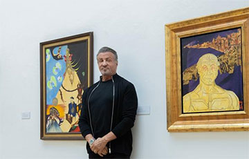 Сильвестр Сталлоне открыл в Германии выставку своих картин