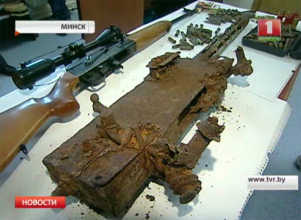 У 85-летней белоруски нашли станковый пулемет (Фото)