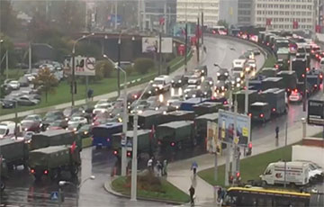 Водители заблокировали силовикам дорогу возле станции метро Молодежная
