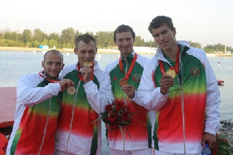 Белоруски завоевали «бронзу» в гребле на байдарках-четверках