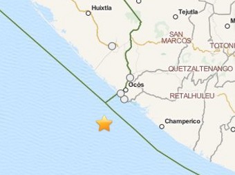 У берегов Мексики произошло сильное землетрясение