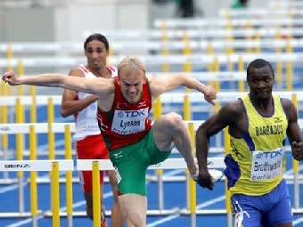 Максим Лынша побил рекорд Беларуси в беге на 110 м с барьерами