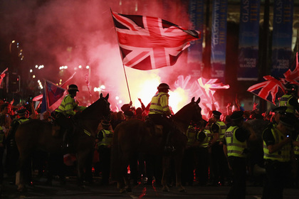 Полиция задержала 11 сторонников и противников независимости Шотландии