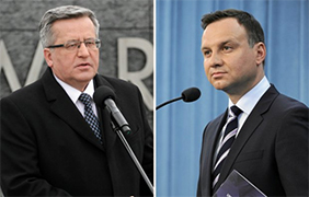 Выборы в Польше: разрыв между Коморовским и Дудой сокращается