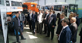 "Газпром" заинтересован в создании в Беларуси новых мощностей по производству грузовых автомобилей на газомоторном топливе