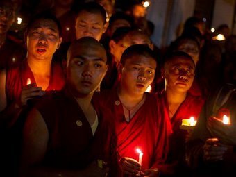 Житель Тибета совершил самосожжение