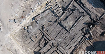 Дом горожан 14-го века нашли на раскопках Старого замка в Гродно