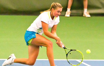 Александра Саснович проиграла в первом круге турнира в Швеции