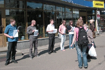 Студенты: Хотим учиться по-белорусски (Фото)