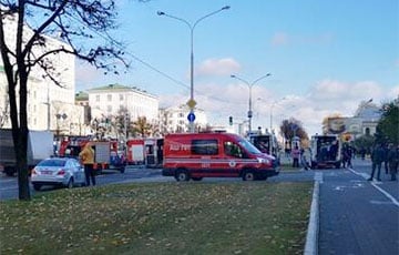 На проспекте Независимости в Минске произошла серьезная авария