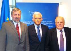 Санников и Шушкевич встретились с президентом Европарламента
