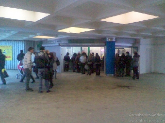 Минские обменники 1 января 2013 года (Фотофакт)