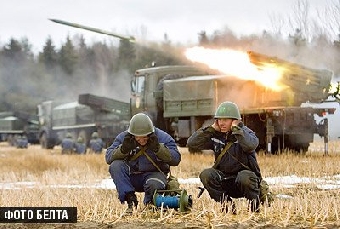 Контрольные стрельбы белорусских артиллеристов начались на полигоне Осиповичский