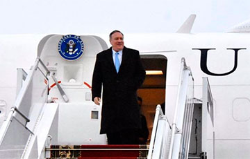 Госсекретарь США Майк Помпео прилетел в Минск