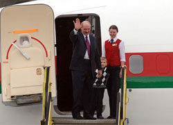 Лукашенко отправляется в Сочи
