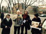 Правозащитники пикетировали посольство Азербайджана в Варшаве