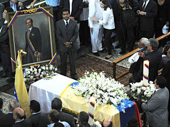 В Венесуэле похоронили бывшего президента