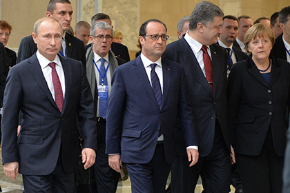 Лидеры стран «нормандской четверки» по телефону обсудили ситуацию на Украине