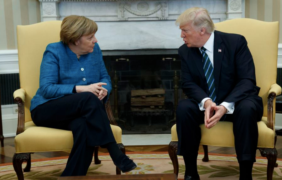 В Белом доме прошла первая встреча Трампа и Меркель