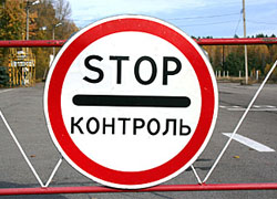 На границе с Россией протестуют водители