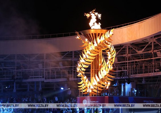 В Минске зажгли огонь II Европейских игр