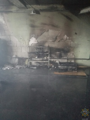Пожар произошел на заводе «Неман» в Лиде
