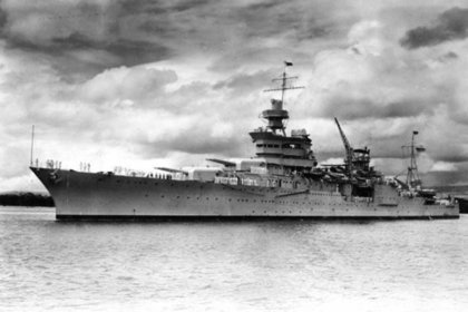 В Тихом океане обнаружили затопленный в 1945 году американский крейсер