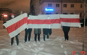 Минская Серебрянка вышла на вечерние акции протеста
