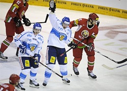 Белорусские хоккеисты проиграли финнам «всухую»