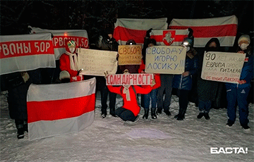 В Беларуси продолжаются вечерние марши и акции