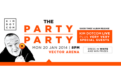 Ким Дотком устроит вечеринку в честь создания своей «Мегапартии»