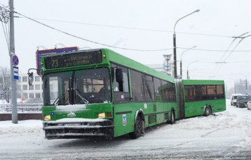 Общественный транспорт Минска снова работает с перебоями