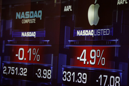 Apple потеряла 22,6 миллиарда долларов за один день торгов на Nasdaq