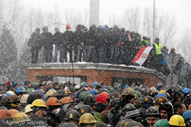 Протесты шахтеров в Польше: Бронислав Коморовский едет в Силезию