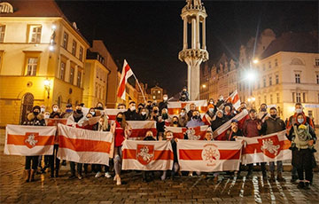 Белорусы Вроцлава провели мощную акцию солидарности