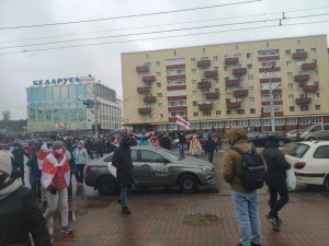 В Беларуси Марш соседей: погони, задержания, слезоточивый газ