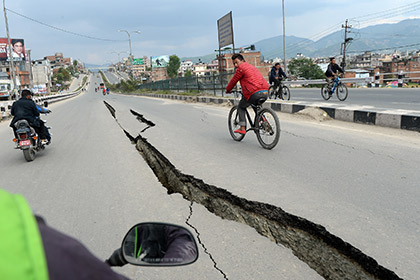 При землетрясении в Непале пострадала гражданка России