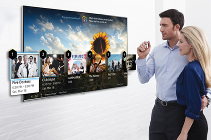 Телевизоры Samsung научат подчиняться пальцам